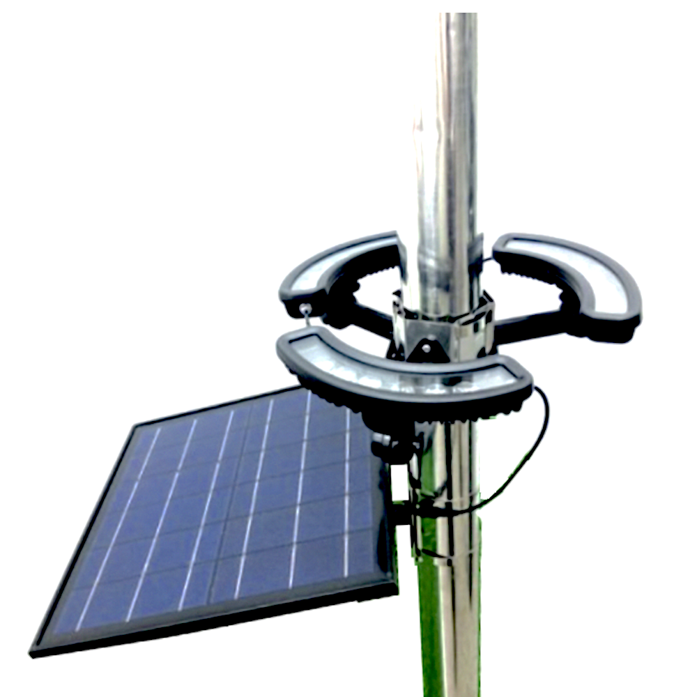 1400lm Solar LED Flag Pole Light